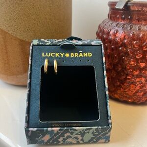 Lucky Brand Gold Hoop Earrings